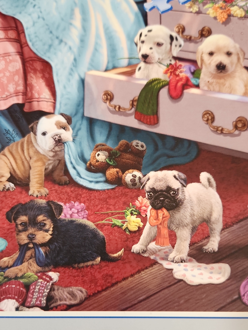 2/$20 Ravensburger Puzzles 300 Pc LARGE FORMAT Mischief Makers Cats Got Mail - Picture 6 of 10